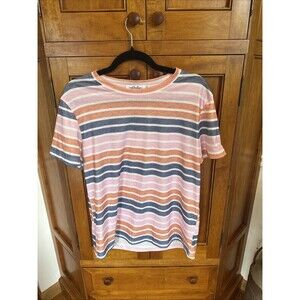 Women’s Mod Boutique Striped T Shirt-Size Small